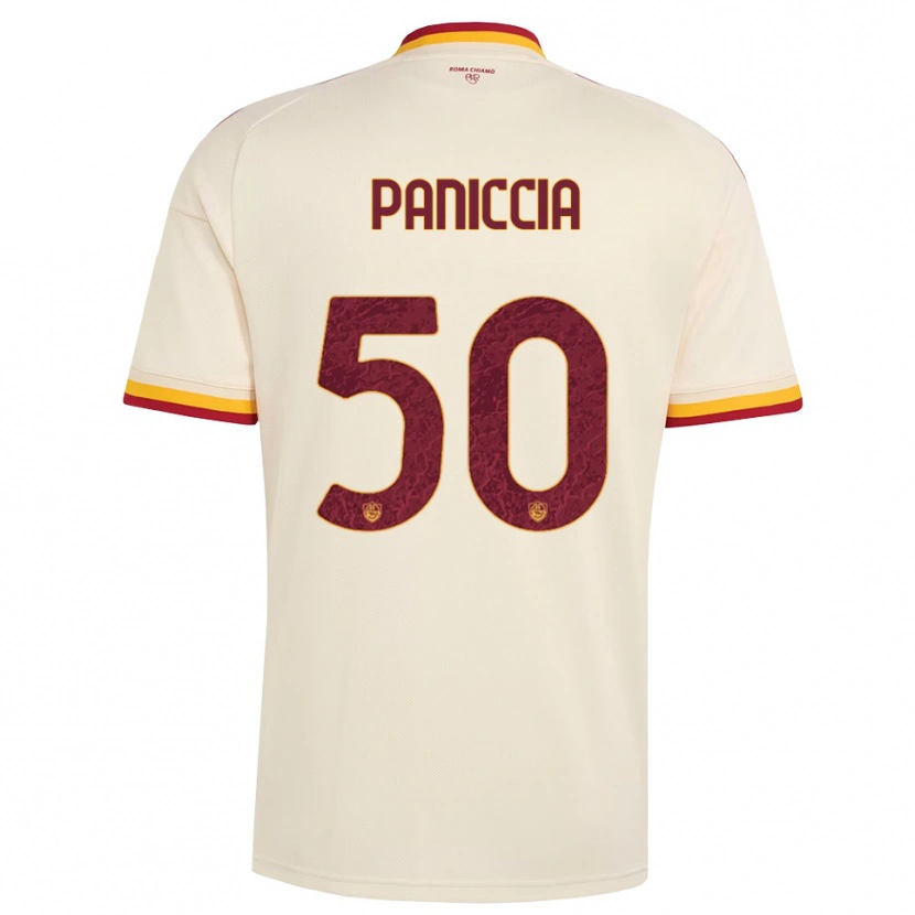 Danxen Pánské Martina Paniccia #50 Šampaňská Červená Žlutá Daleko Hráčské Dresy 2026/27 Dres