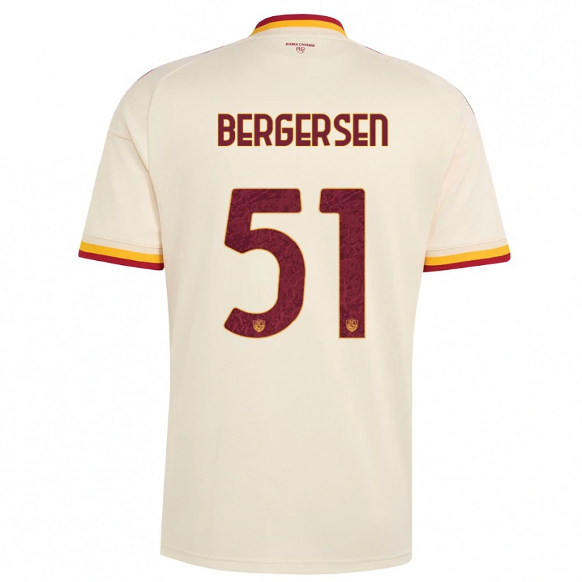 Danxen Pánské Mina Bergersen #51 Šampaňská Červená Žlutá Daleko Hráčské Dresy 2026/27 Dres