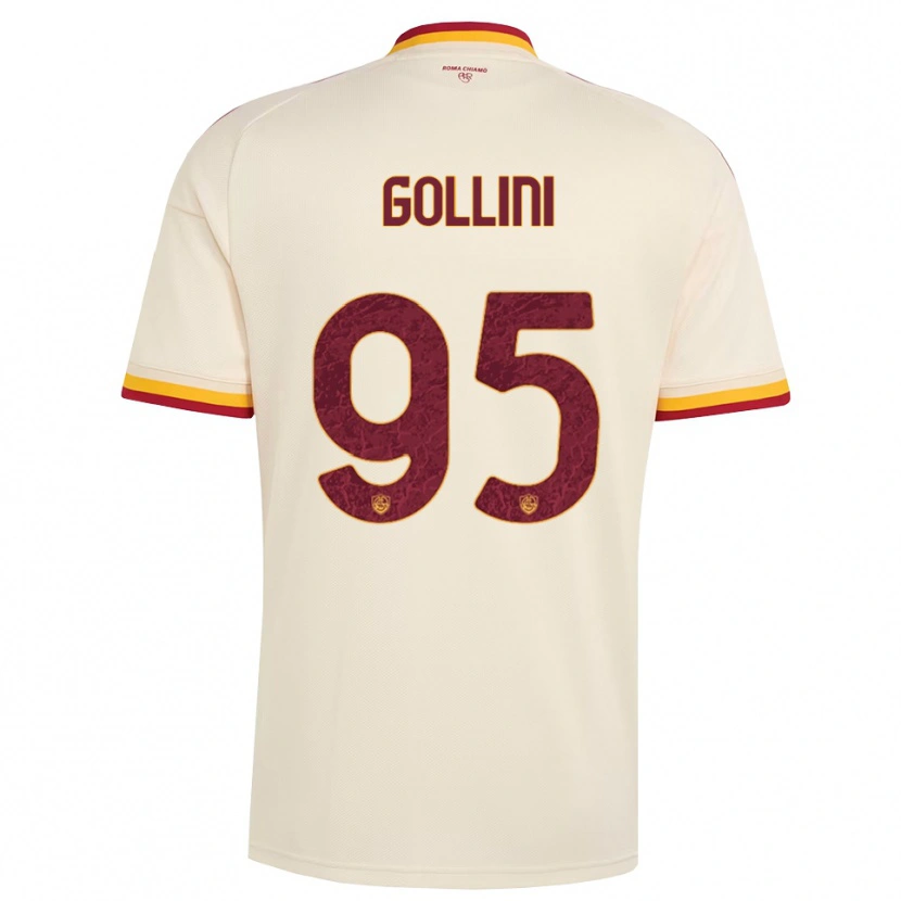 Danxen Pánské Pierluigi Gollini #95 Šampaňská Červená Žlutá Daleko Hráčské Dresy 2026/27 Dres
