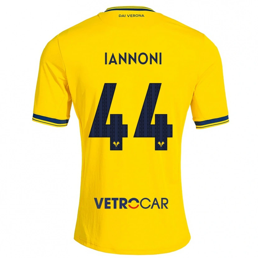 Danxen Pánské Edoardo Iannoni #44 Žlutá Červená Daleko Hráčské Dresy 2026/27 Dres