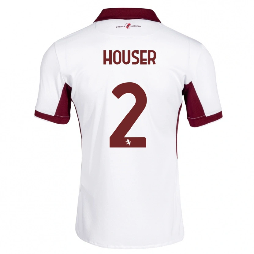 Danxen Pánské Matej Houser #2 Tmavě Červená Bílá Červená Daleko Hráčské Dresy 2026/27 Dres