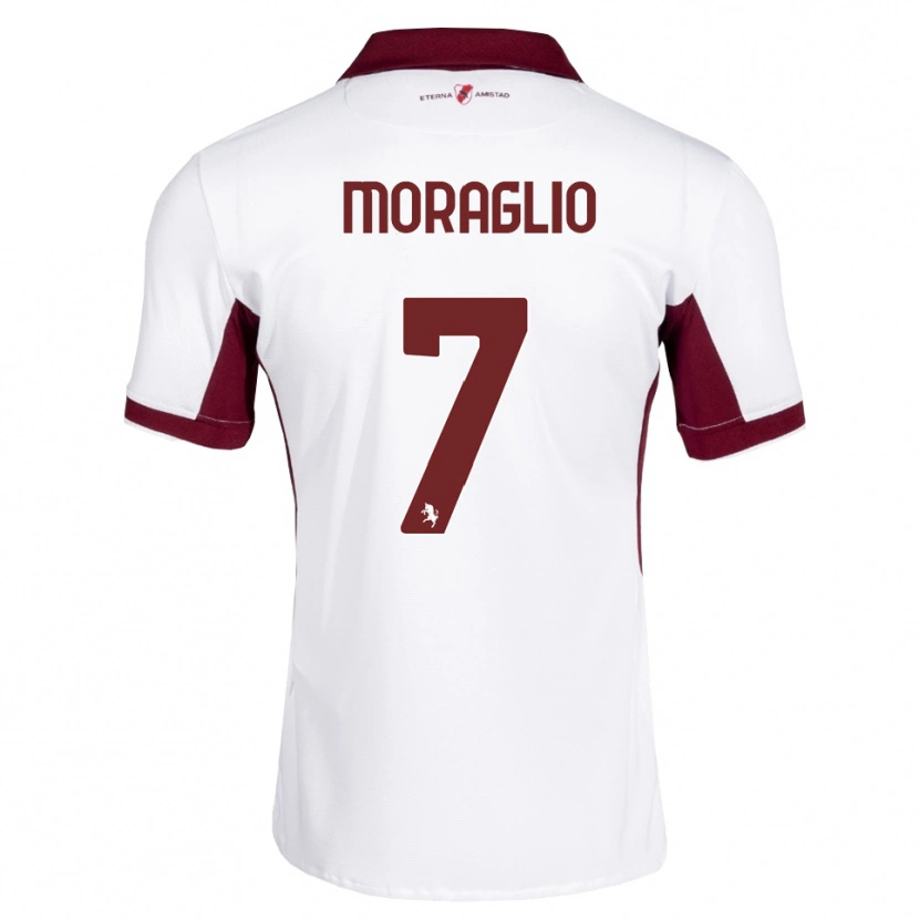 Danxen Pánské Federico Moraglio #7 Tmavě Červená Bílá Červená Daleko Hráčské Dresy 2026/27 Dres