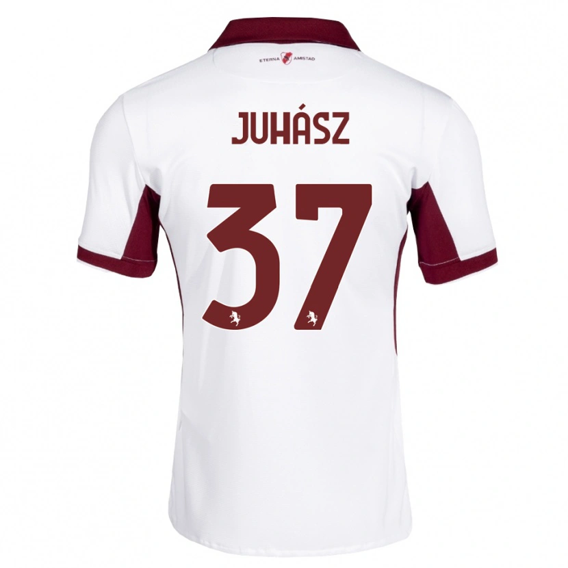 Danxen Pánské Martin Juhász #37 Tmavě Červená Bílá Červená Daleko Hráčské Dresy 2026/27 Dres