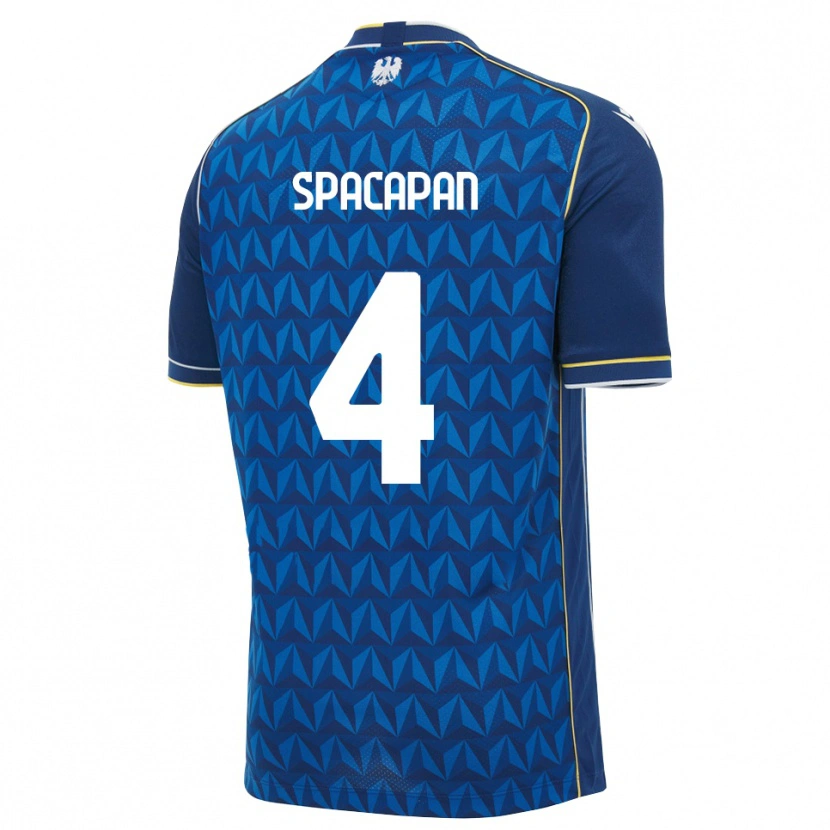 Danxen Pánské Luka Spacapan #4 Královská Modř Bílá Modrá Daleko Hráčské Dresy 2026/27 Dres