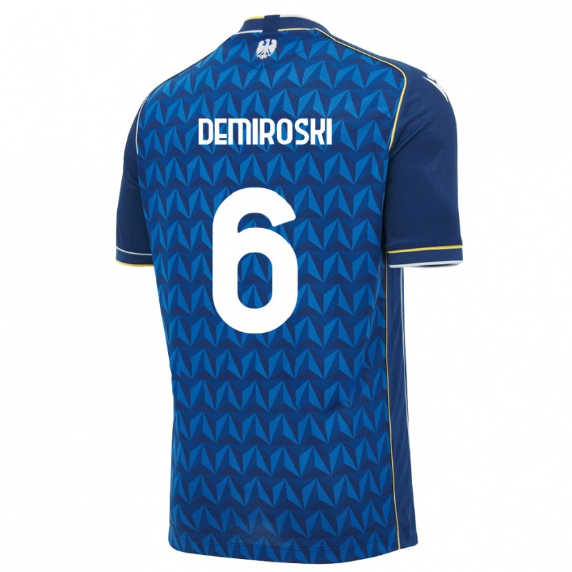 Danxen Pánské Shenol Demiroski #6 Královská Modř Bílá Modrá Daleko Hráčské Dresy 2026/27 Dres