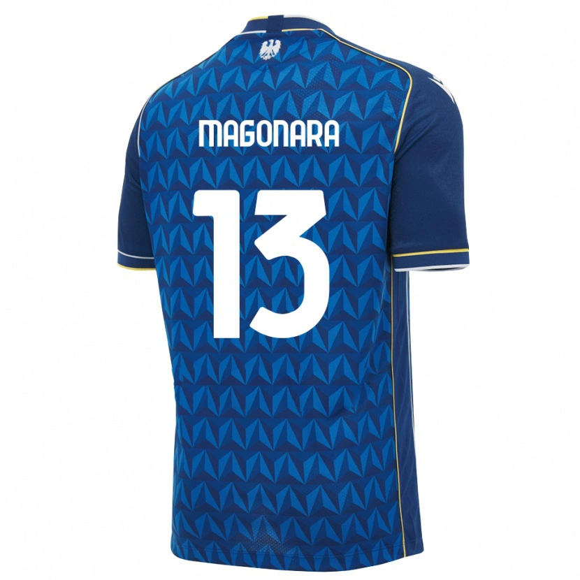Danxen Pánské Matteo Magonara #13 Královská Modř Bílá Modrá Daleko Hráčské Dresy 2026/27 Dres