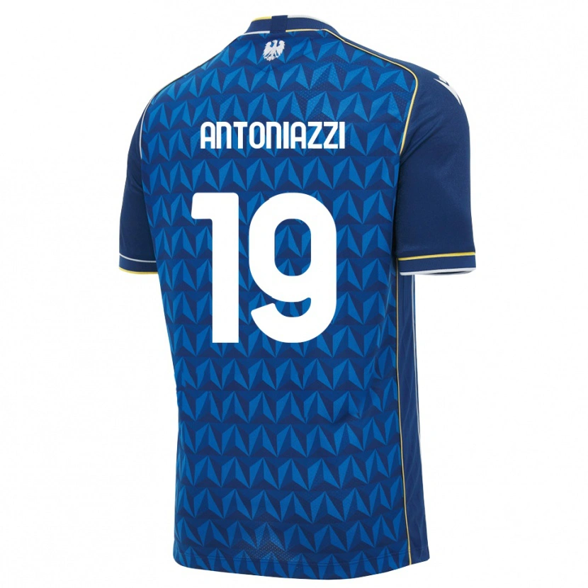 Danxen Pánské Samuele Antoniazzi #19 Královská Modř Bílá Modrá Daleko Hráčské Dresy 2026/27 Dres