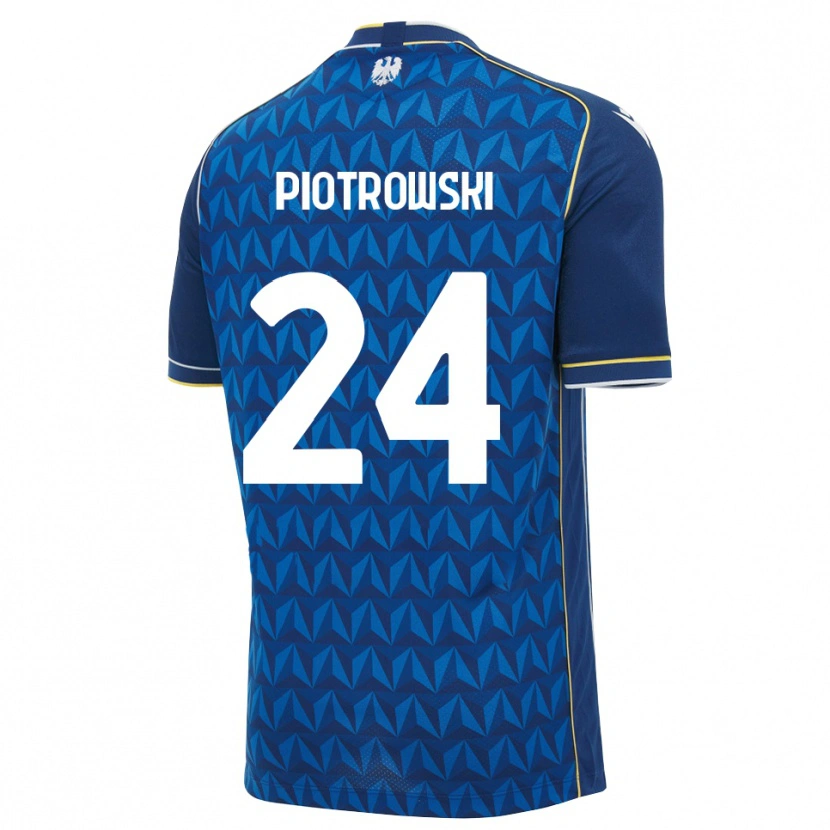 Danxen Pánské Jakub Piotrowski #24 Královská Modř Bílá Modrá Daleko Hráčské Dresy 2026/27 Dres