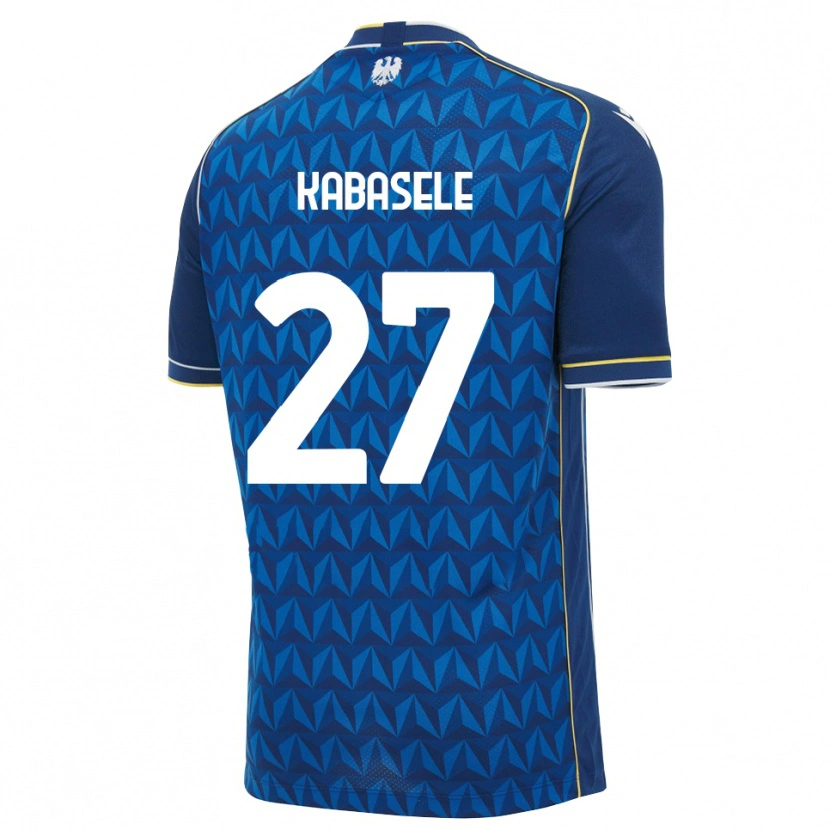 Danxen Pánské Christian Kabasele #27 Královská Modř Bílá Modrá Daleko Hráčské Dresy 2026/27 Dres