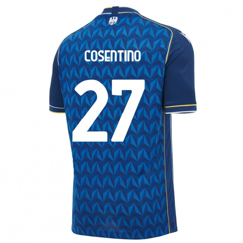 Danxen Pánské Sergio Cosentino #27 Královská Modř Bílá Modrá Daleko Hráčské Dresy 2026/27 Dres