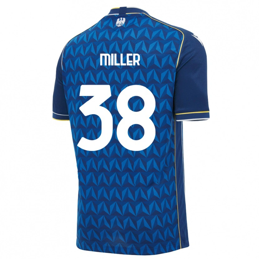 Danxen Pánské Lennon Miller #38 Královská Modř Bílá Modrá Daleko Hráčské Dresy 2026/27 Dres