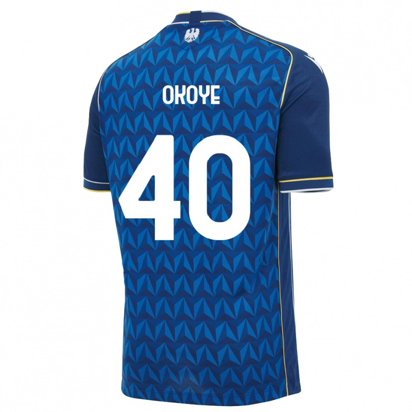 Danxen Pánské Maduka Okoye #40 Královská Modř Bílá Modrá Daleko Hráčské Dresy 2026/27 Dres