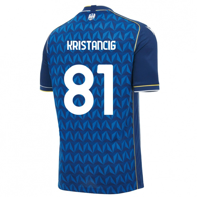 Danxen Pánské Luca Kristancig #81 Královská Modř Bílá Modrá Daleko Hráčské Dresy 2026/27 Dres