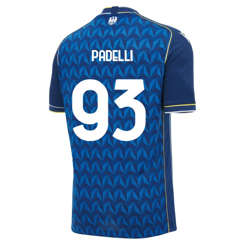 Danxen Pánské Daniele Padelli #93 Královská Modř Bílá Modrá Daleko Hráčské Dresy 2026/27 Dres