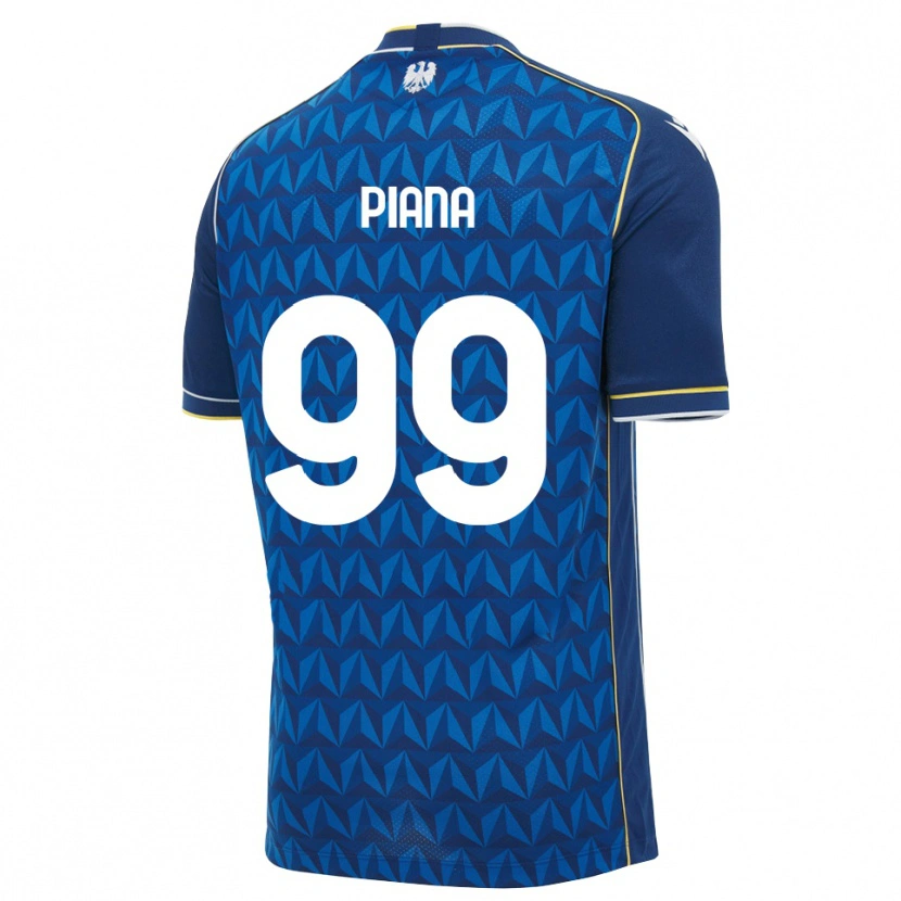 Danxen Pánské Edoardo Piana #99 Královská Modř Bílá Modrá Daleko Hráčské Dresy 2026/27 Dres