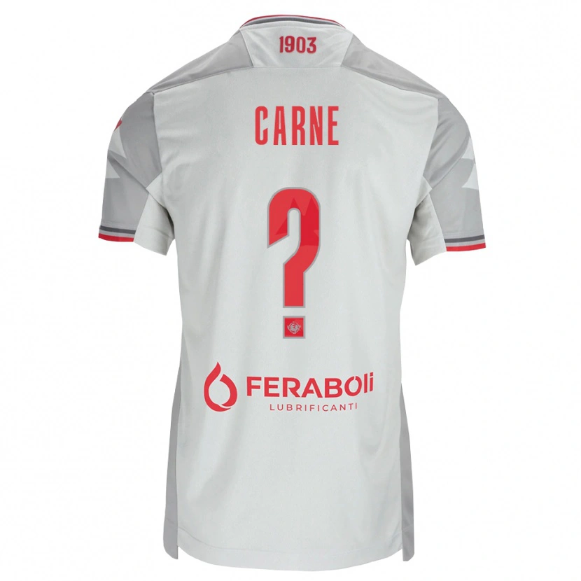 Danxen Pánské Riccardo Carne #0 Šedá Bílá Červená Daleko Hráčské Dresy 2026/27 Dres