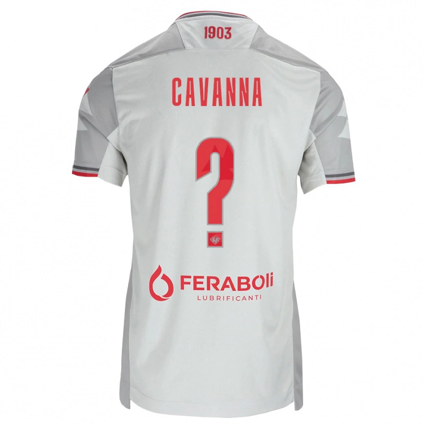 Danxen Pánské Filippo Cavanna #0 Šedá Bílá Červená Daleko Hráčské Dresy 2026/27 Dres