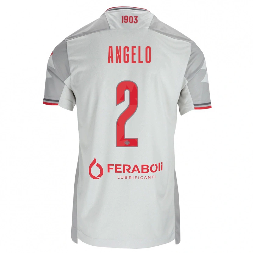 Danxen Pánské Angelo Antonio Di Palma #2 Šedá Bílá Červená Daleko Hráčské Dresy 2026/27 Dres