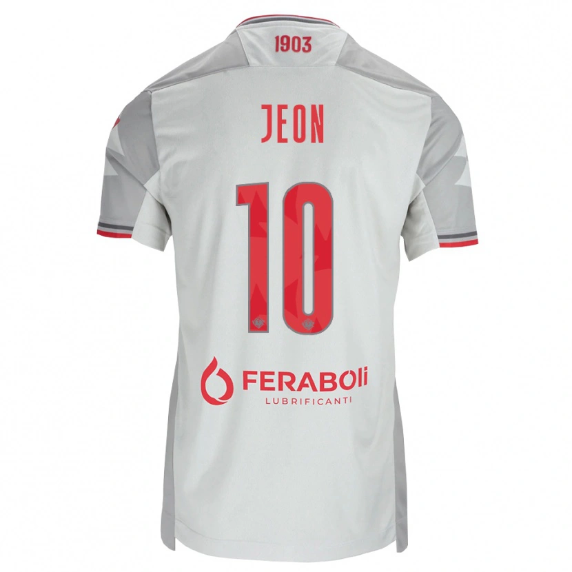 Danxen Pánské Joseph Jeon #10 Šedá Bílá Červená Daleko Hráčské Dresy 2026/27 Dres