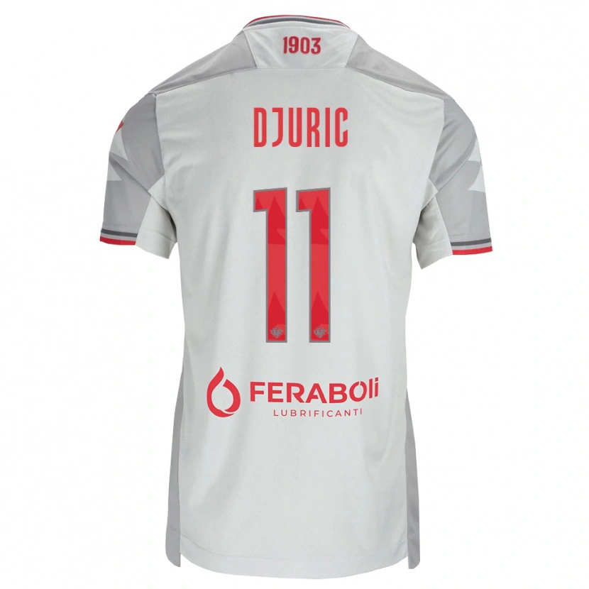 Danxen Pánské Milan Djuric #11 Šedá Bílá Červená Daleko Hráčské Dresy 2026/27 Dres