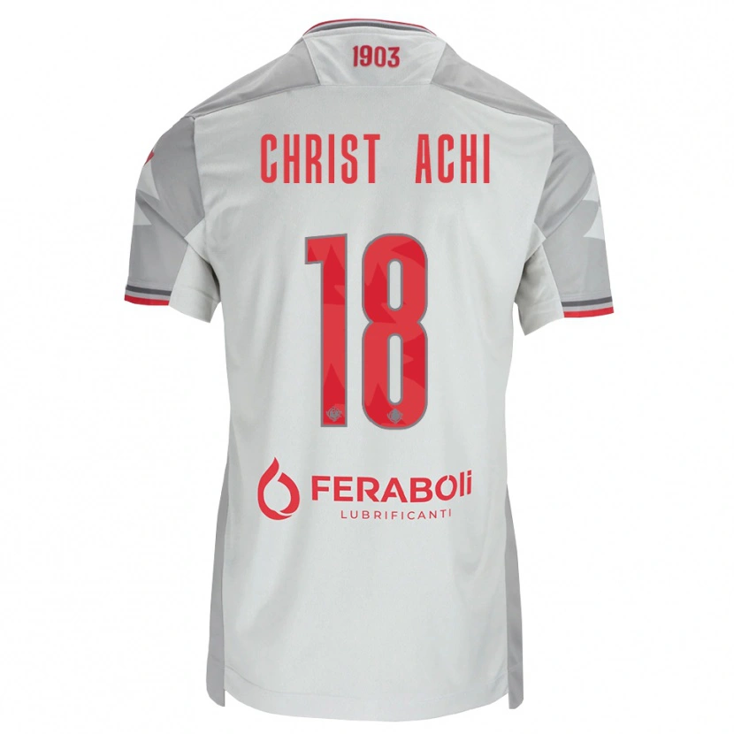 Danxen Pánské Ange Christ Achi #18 Šedá Bílá Červená Daleko Hráčské Dresy 2026/27 Dres