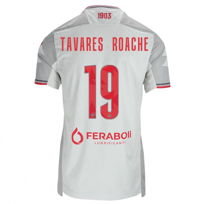Danxen Pánské Carter Tavares Roache #19 Šedá Bílá Červená Daleko Hráčské Dresy 2026/27 Dres