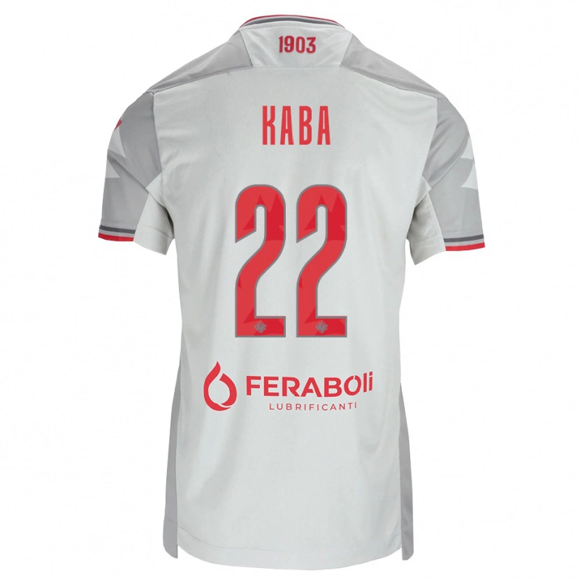 Danxen Pánské Karamoko Kaba #22 Šedá Bílá Červená Daleko Hráčské Dresy 2026/27 Dres