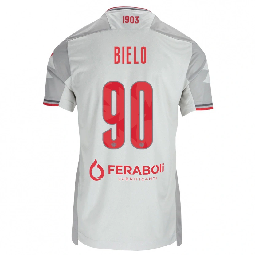 Danxen Pánské Manu Bielo #90 Šedá Bílá Červená Daleko Hráčské Dresy 2026/27 Dres