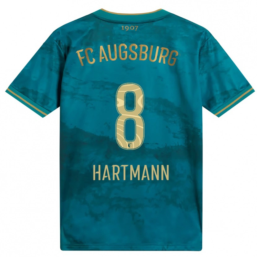 Danxen Pánské Mika Hartmann #8 Zelená Hnědá Daleko Hráčské Dresy 2026/27 Dres