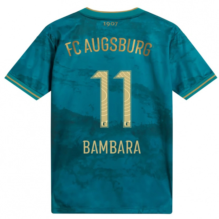 Danxen Pánské Jermaine Bambara #11 Zelená Hnědá Daleko Hráčské Dresy 2026/27 Dres
