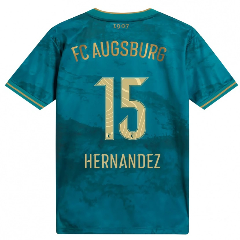 Danxen Pánské Saidu Hernandez #15 Zelená Hnědá Daleko Hráčské Dresy 2026/27 Dres