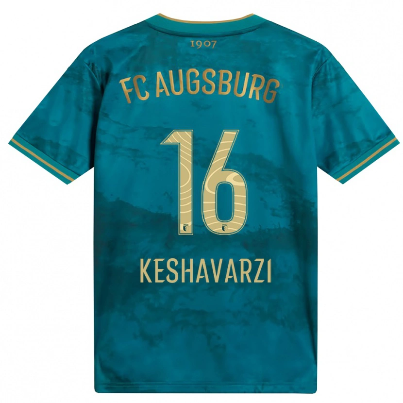 Danxen Pánské Nicolas Keshavarzi #16 Zelená Hnědá Daleko Hráčské Dresy 2026/27 Dres