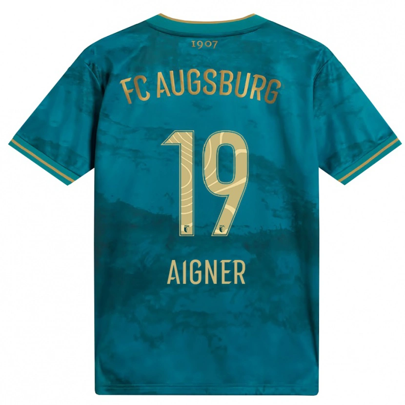 Danxen Pánské Lukas Aigner #19 Zelená Hnědá Daleko Hráčské Dresy 2026/27 Dres
