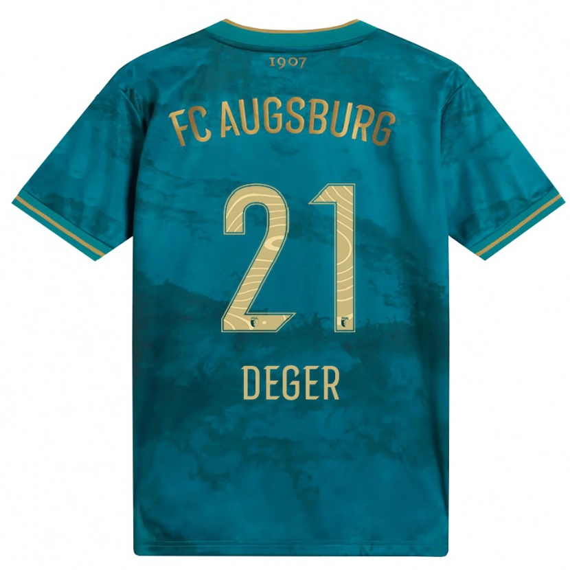 Danxen Pánské David Deger #21 Zelená Hnědá Daleko Hráčské Dresy 2026/27 Dres