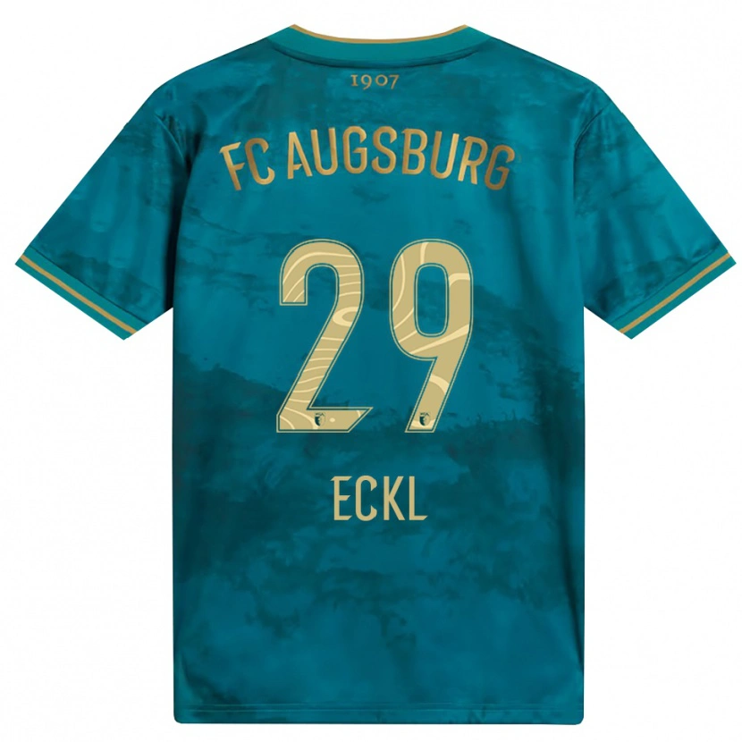 Danxen Pánské Florian Eckl #29 Zelená Hnědá Daleko Hráčské Dresy 2026/27 Dres