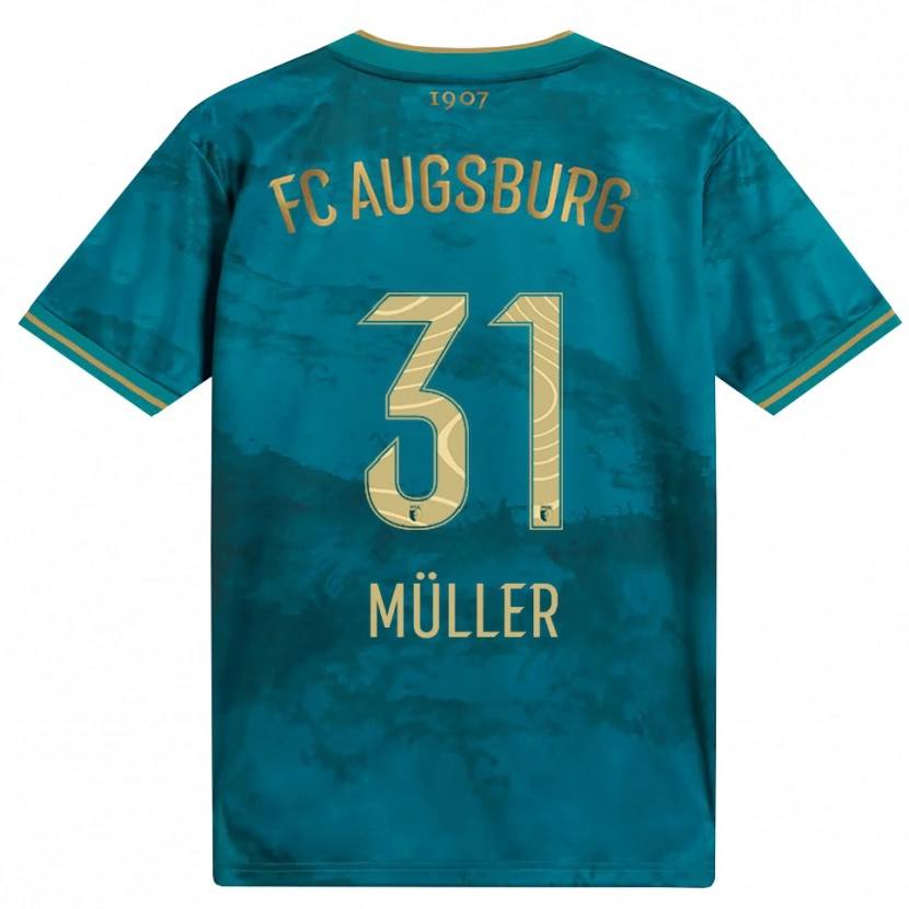 Danxen Pánské Noah Müller #31 Zelená Hnědá Daleko Hráčské Dresy 2026/27 Dres