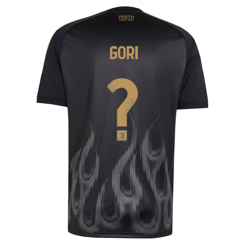 Danxen Pánské Stefano Gori #0 Černá Hnědá Třetí Hráčské Dresy 2026/27 Dres