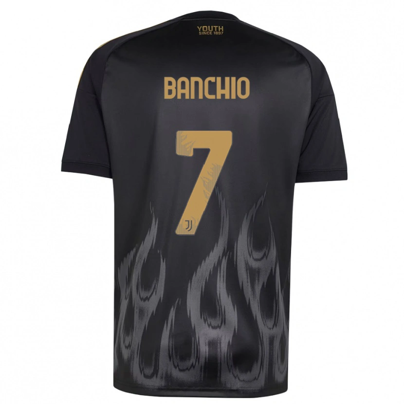 Danxen Pánské Gianluca Banchio #7 Černá Hnědá Třetí Hráčské Dresy 2026/27 Dres