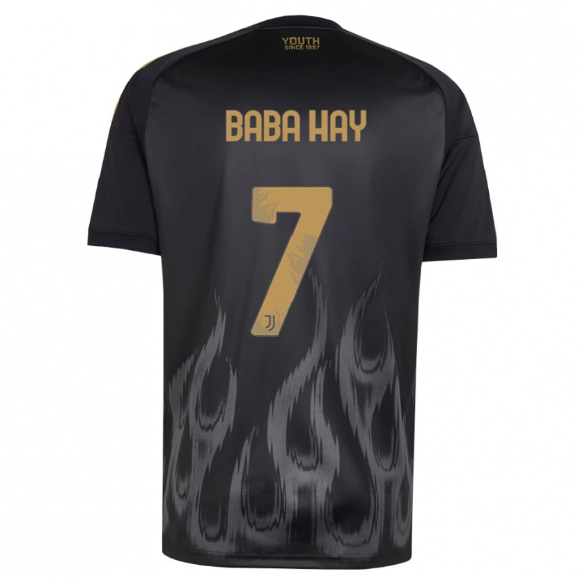 Danxen Pánské Amir Baba Hay #7 Černá Hnědá Třetí Hráčské Dresy 2026/27 Dres