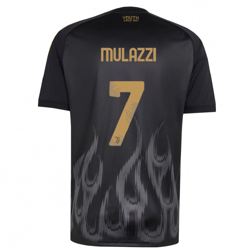 Danxen Pánské Gabriele Mulazzi #7 Černá Hnědá Třetí Hráčské Dresy 2026/27 Dres
