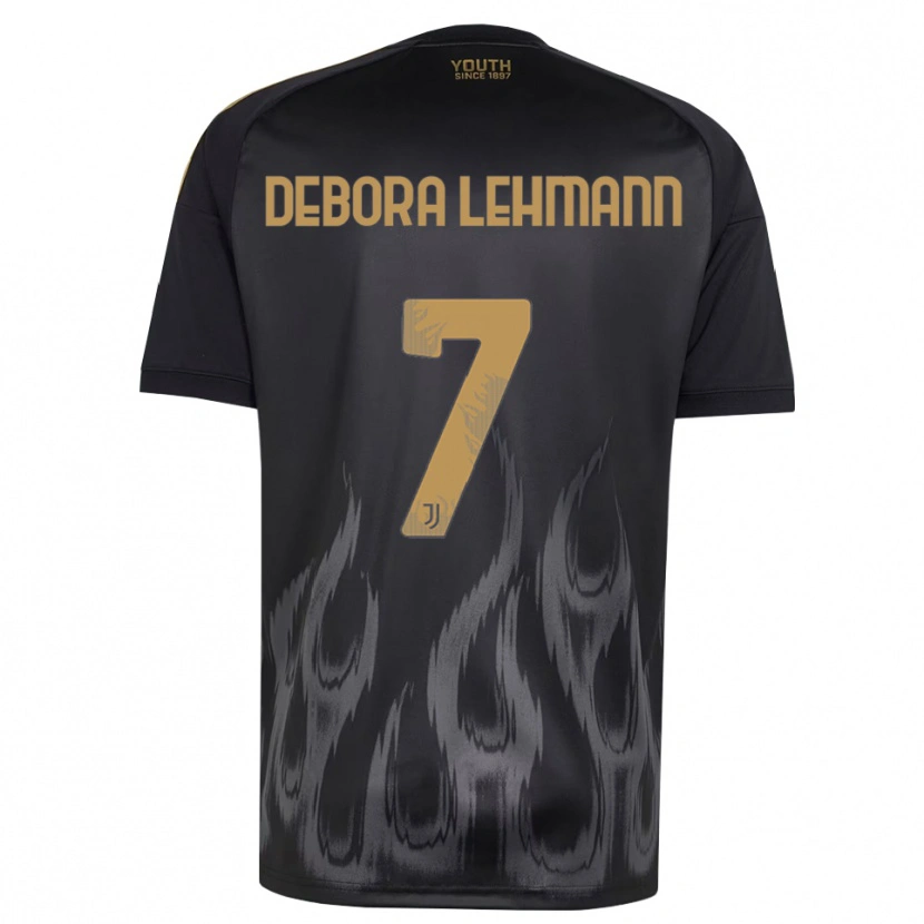 Danxen Pánské Alisha Debora Lehmann #7 Černá Hnědá Třetí Hráčské Dresy 2026/27 Dres