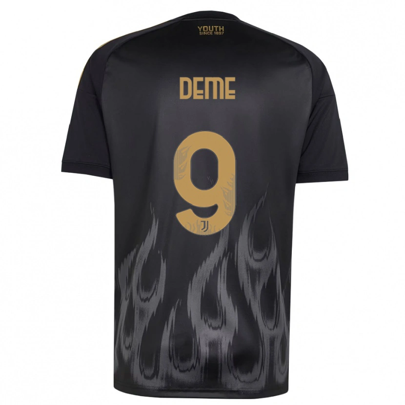 Danxen Pánské Serigne Deme #9 Černá Hnědá Třetí Hráčské Dresy 2026/27 Dres