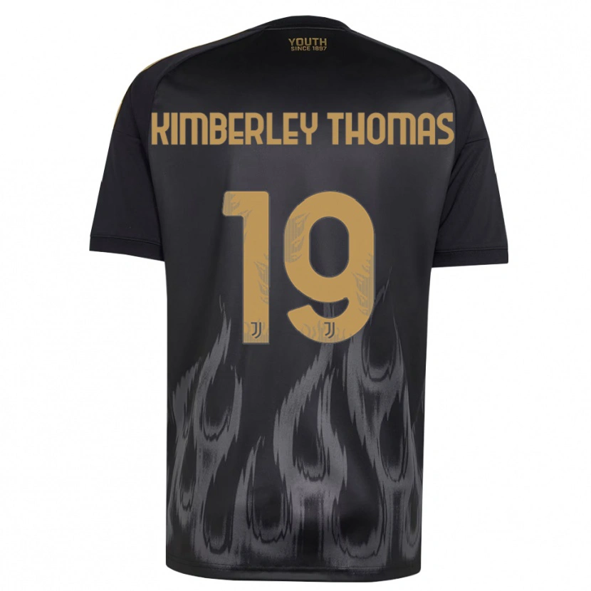 Danxen Pánské Lindsey Kimberley Thomas #19 Černá Hnědá Třetí Hráčské Dresy 2026/27 Dres