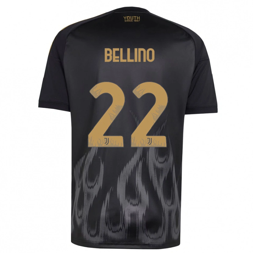 Danxen Pánské Filippo Bellino #22 Černá Hnědá Třetí Hráčské Dresy 2026/27 Dres