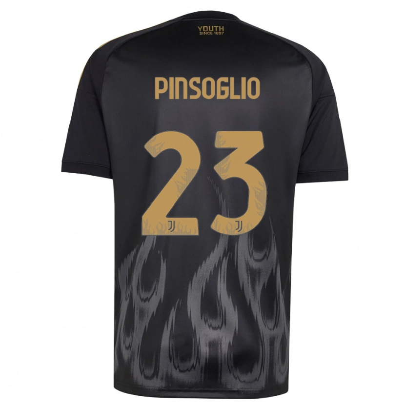 Danxen Pánské Carlo Pinsoglio #23 Černá Hnědá Třetí Hráčské Dresy 2026/27 Dres