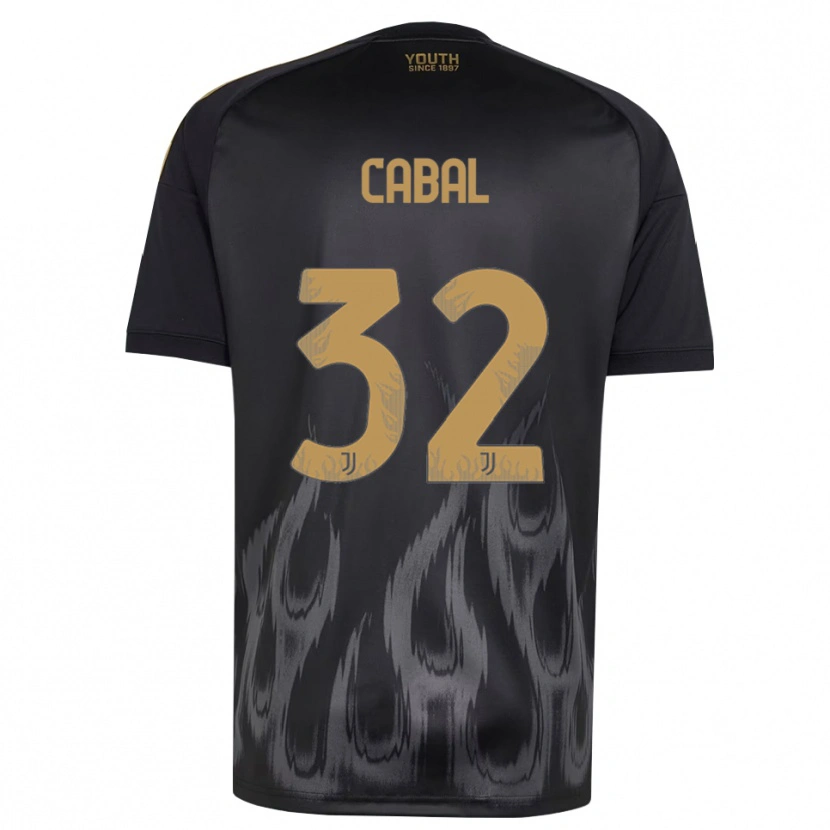Danxen Pánské Juan Cabal #32 Černá Hnědá Třetí Hráčské Dresy 2026/27 Dres
