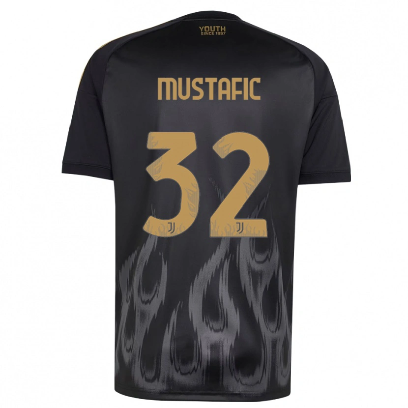 Danxen Pánské Emma Mustafic #32 Černá Hnědá Třetí Hráčské Dresy 2026/27 Dres