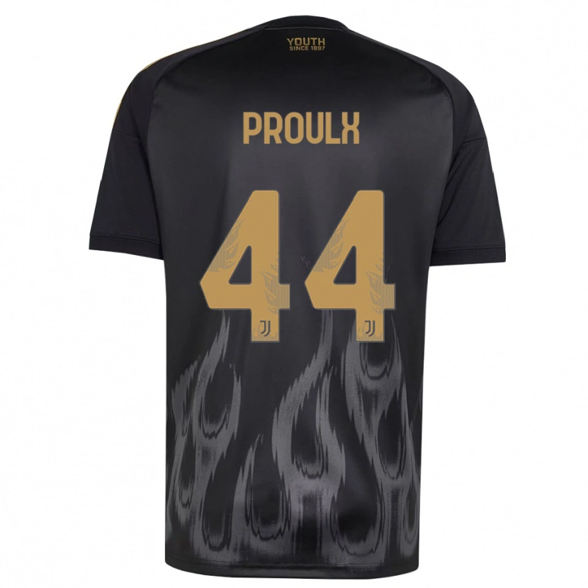 Danxen Pánské Lysianne Proulx #44 Černá Hnědá Třetí Hráčské Dresy 2026/27 Dres