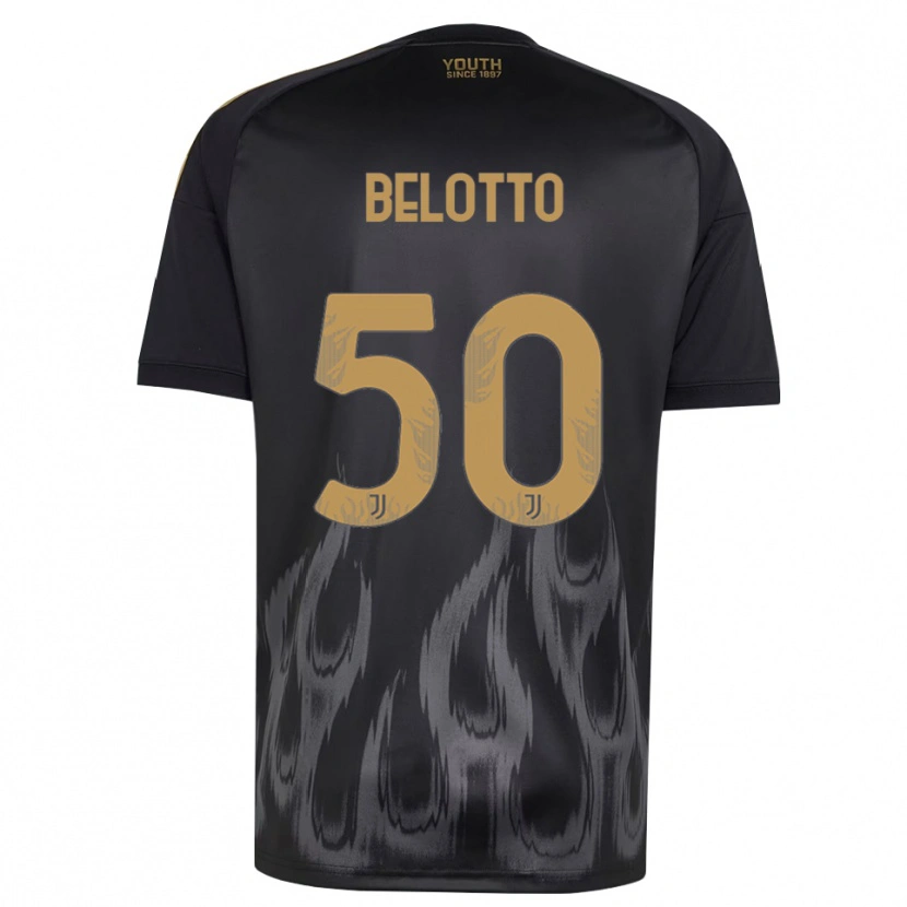 Danxen Pánské Soledad Belotto #50 Černá Hnědá Třetí Hráčské Dresy 2026/27 Dres