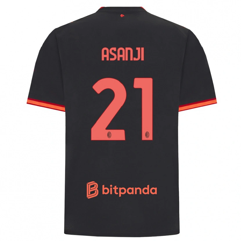 Danxen Pánské Levis Asanji #21 Černá Červená Třetí Hráčské Dresy 2026/27 Dres